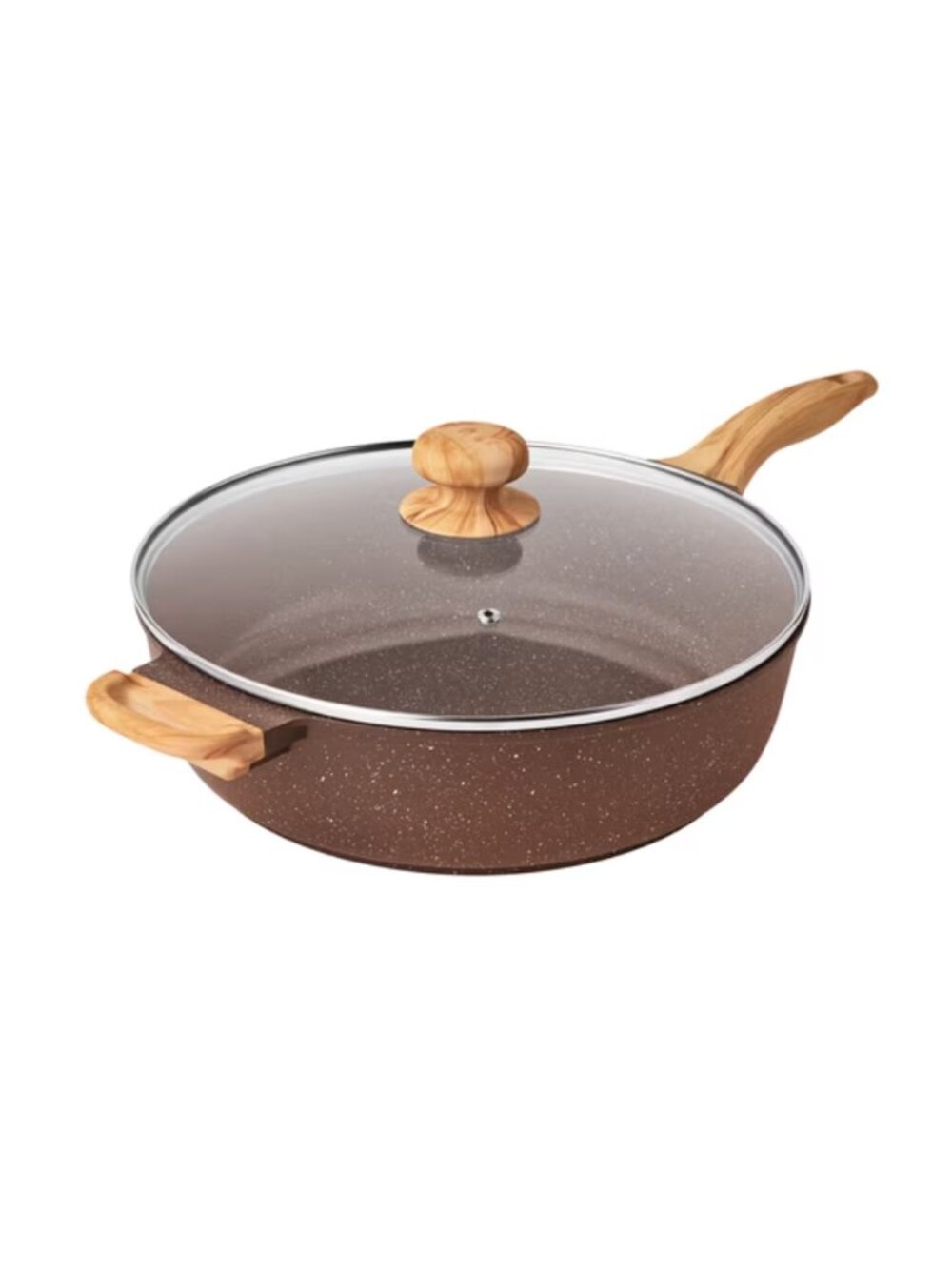 The Pioneer Woman Brown Prairie Signature Cast Aluminum Jumbo Cooker with Lid